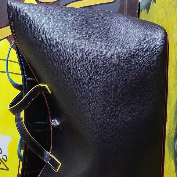 Kurt Geiger Richmond Rainbow Trim Shopper, Large Tote Bag - Picture 5 of 12